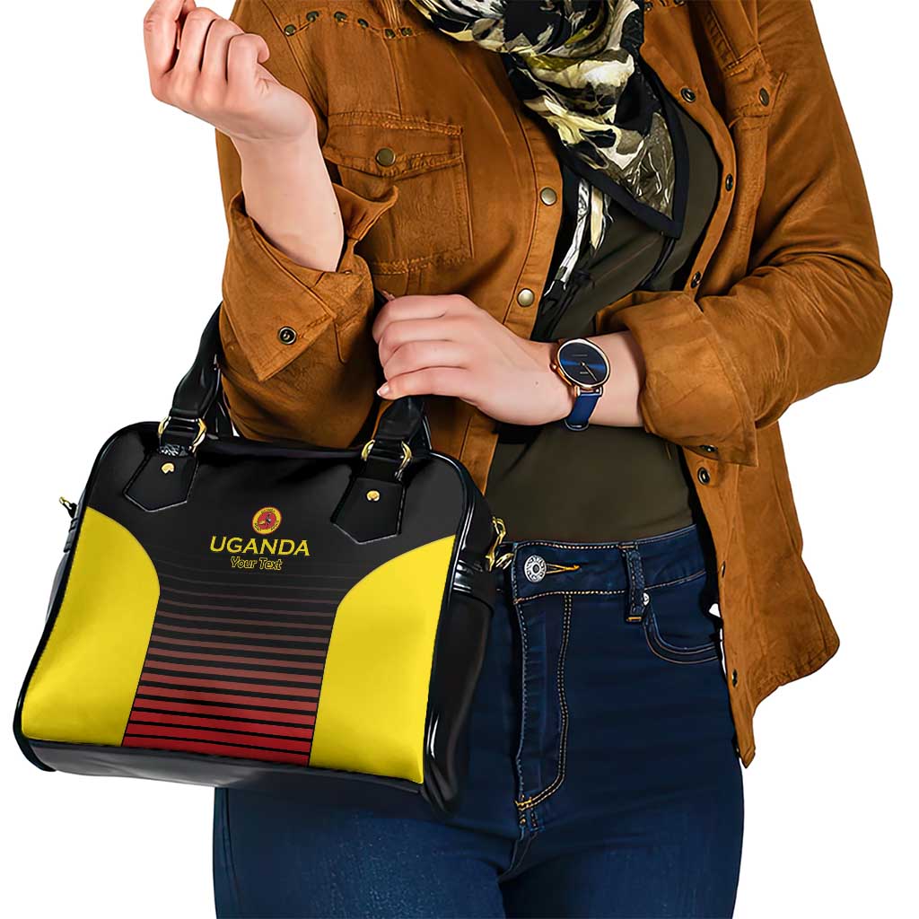 Uganda Rugby Custom Shoulder Handbag Go Cranes LT15