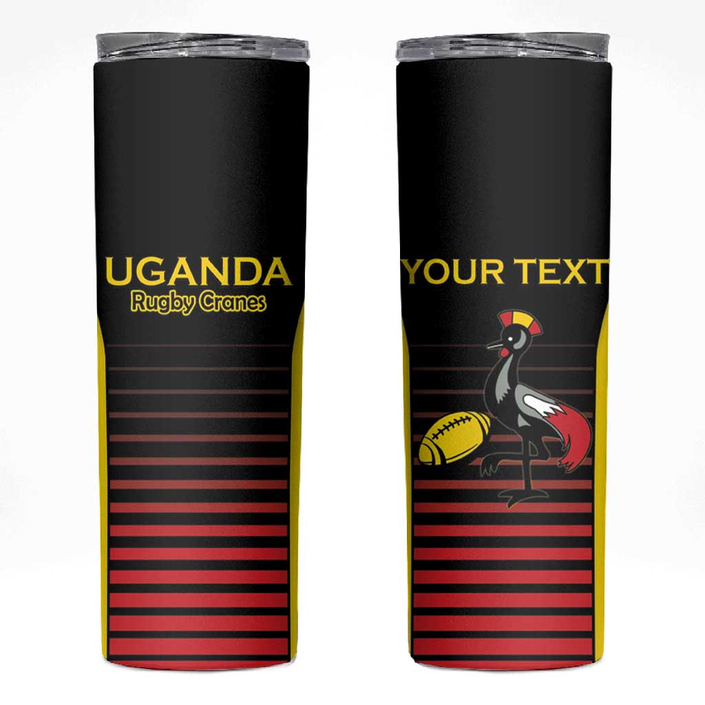 Jamhuri ya Uganda Rugby Custom Skinny Tumbler Go Champions Cranes LT15