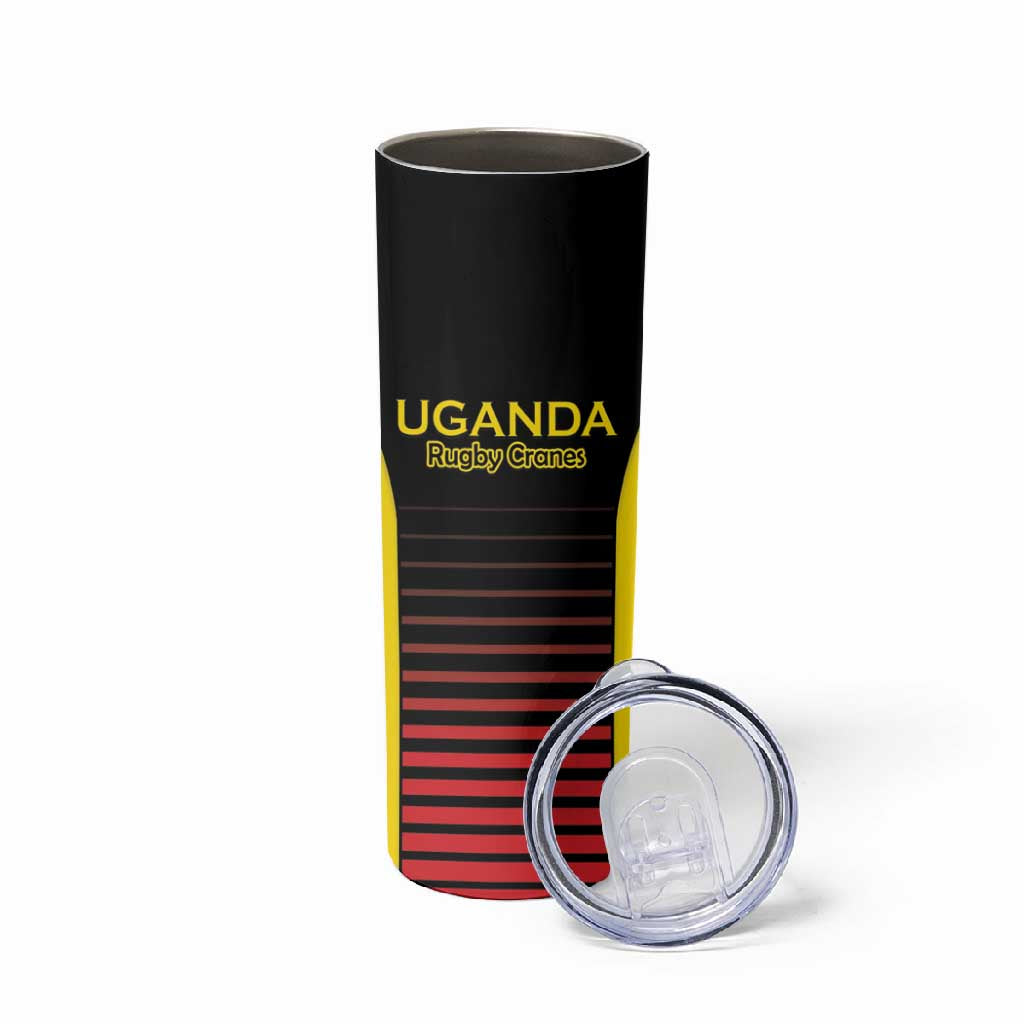 Jamhuri ya Uganda Rugby Custom Skinny Tumbler Go Champions Cranes LT15