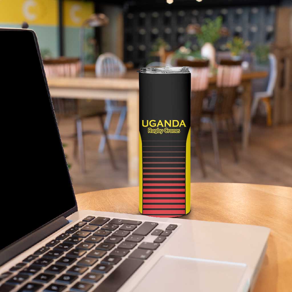 Jamhuri ya Uganda Rugby Custom Skinny Tumbler Go Champions Cranes LT15