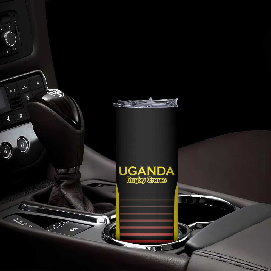Jamhuri ya Uganda Rugby Custom Skinny Tumbler Go Champions Cranes LT15