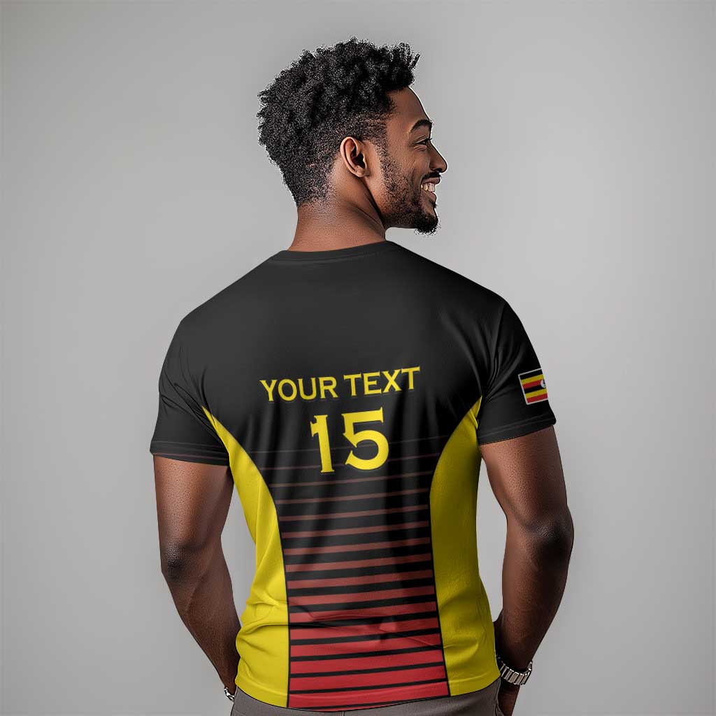 Jamhuri ya Uganda Rugby Custom T shirt Go Champions Cranes LT15