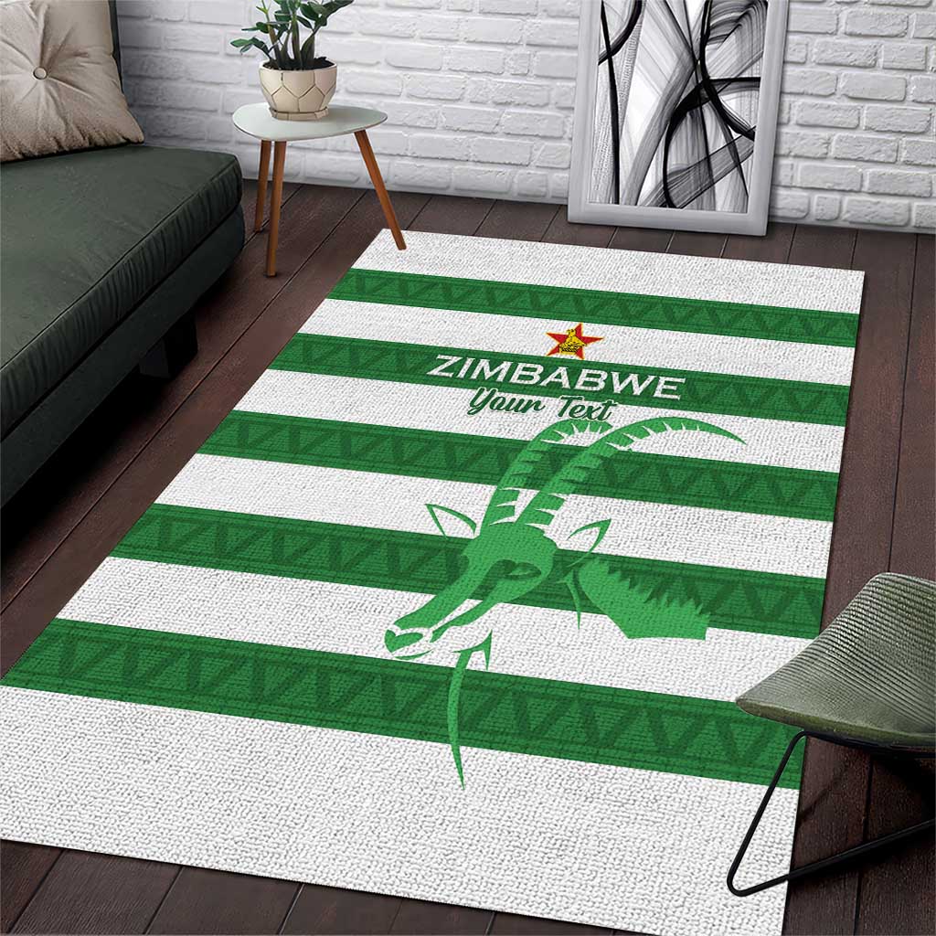 Nyika yeZimbabwe Rugby Custom Area Rug Come On Sables LT15