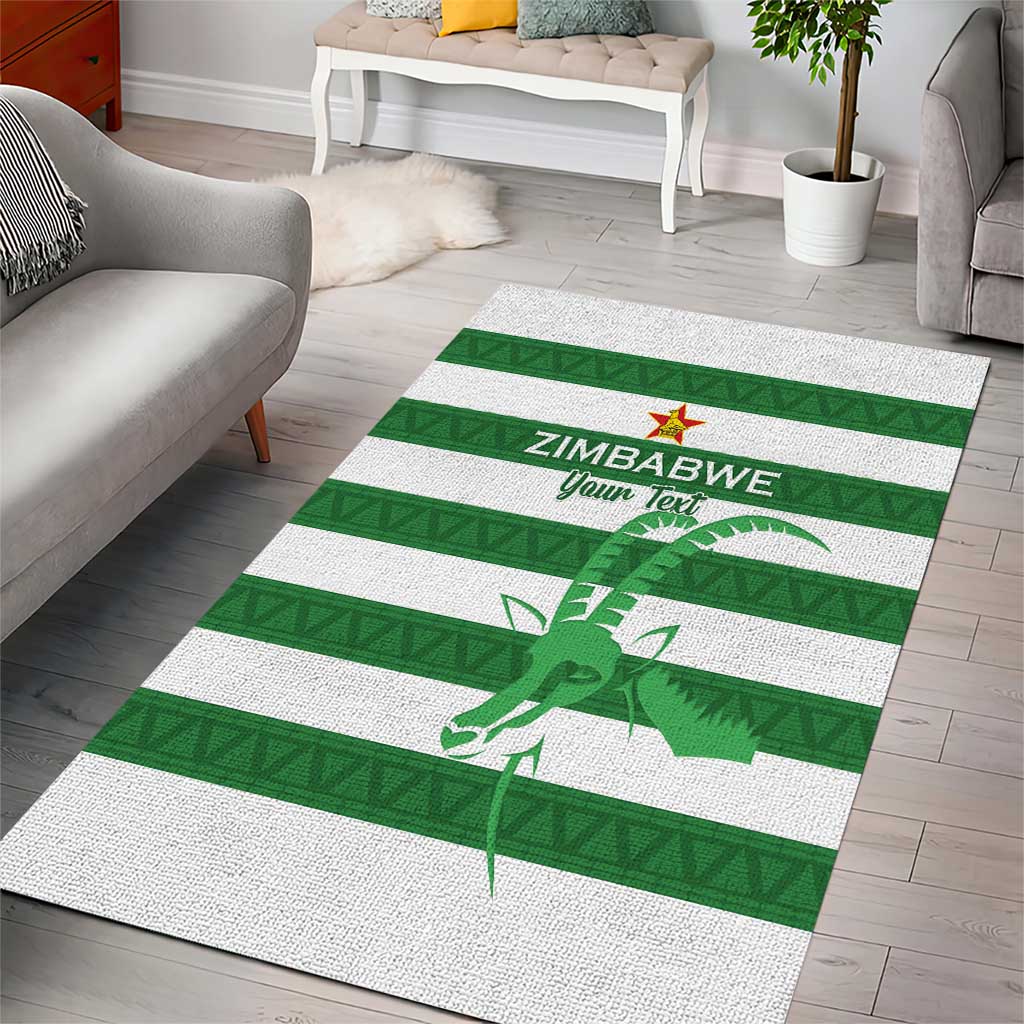 Nyika yeZimbabwe Rugby Custom Area Rug Come On Sables LT15
