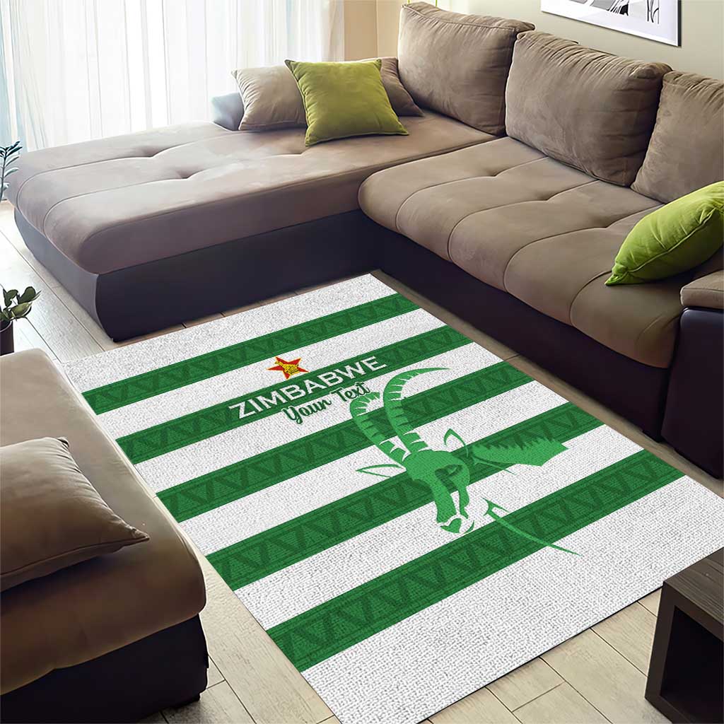 Nyika yeZimbabwe Rugby Custom Area Rug Come On Sables LT15