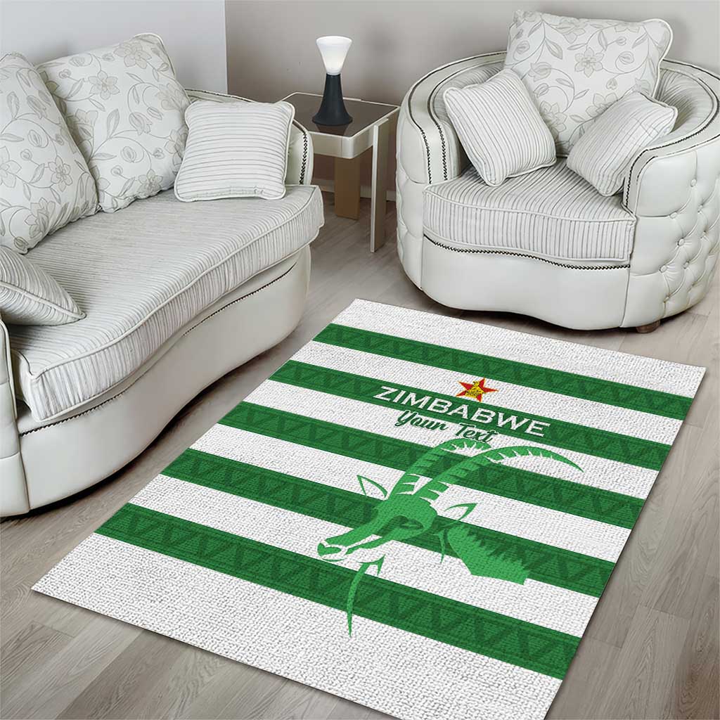 Nyika yeZimbabwe Rugby Custom Area Rug Come On Sables LT15