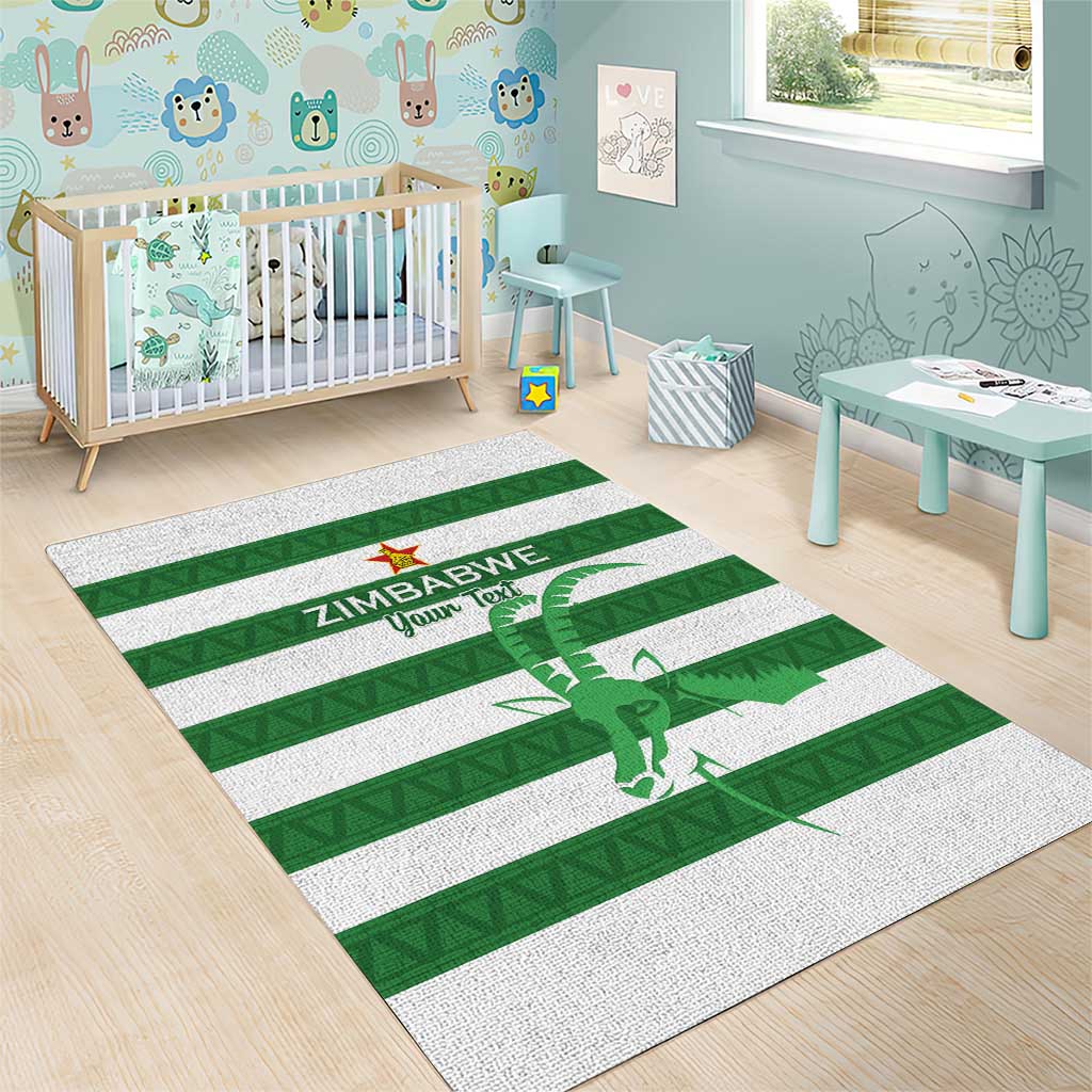 Nyika yeZimbabwe Rugby Custom Area Rug Come On Sables LT15