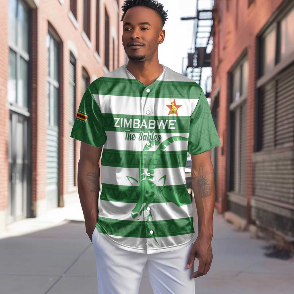 Nyika yeZimbabwe Rugby Custom Baseball Jersey Come On Sables LT15