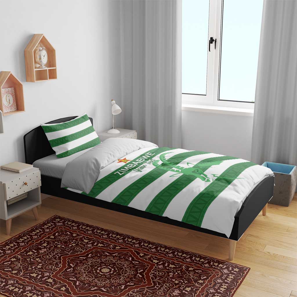 Nyika yeZimbabwe Rugby Custom Bedding Set Come On Sables LT15