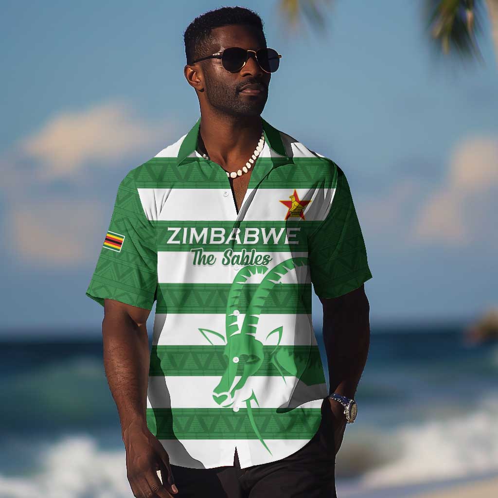 Nyika yeZimbabwe Rugby Custom Hawaiian Shirt Come On Sables LT15