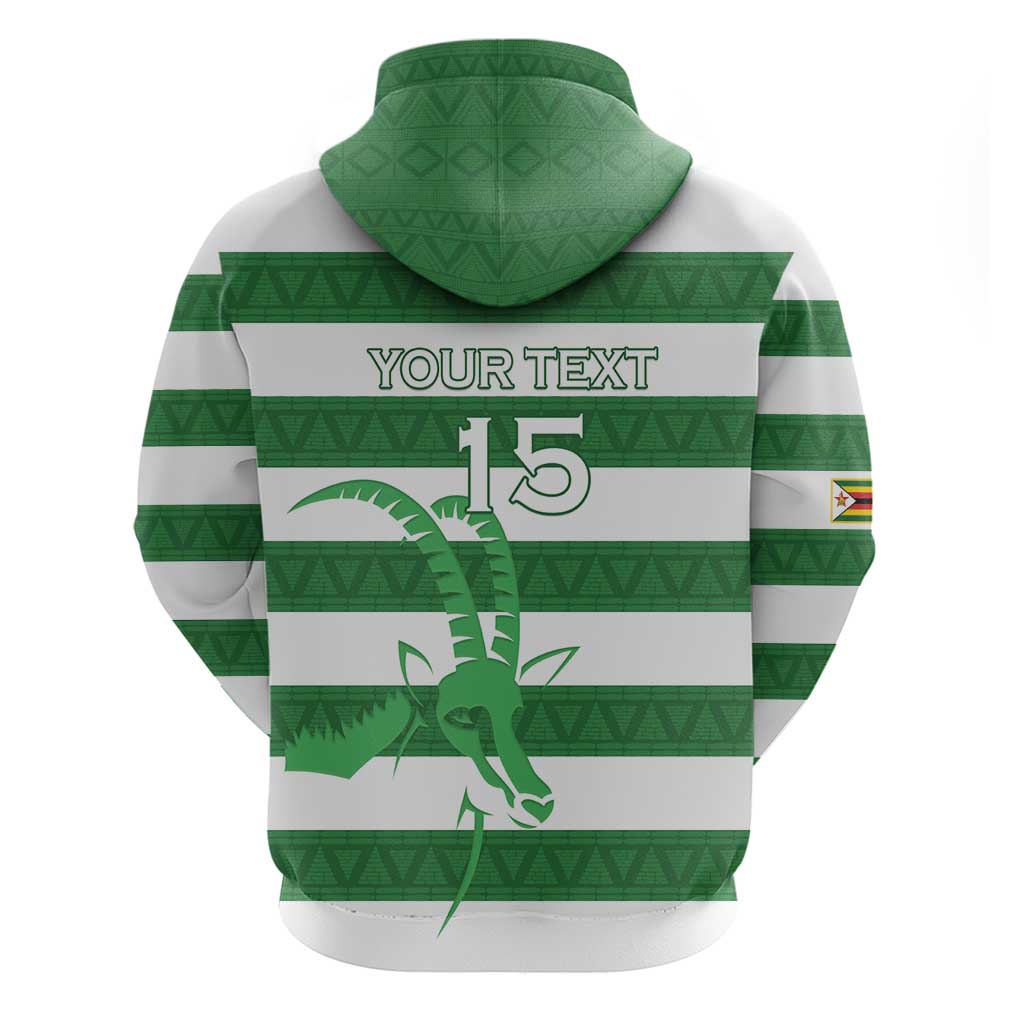 Zimbabwe Rugby Custom Hoodie Go Sables Go LT15