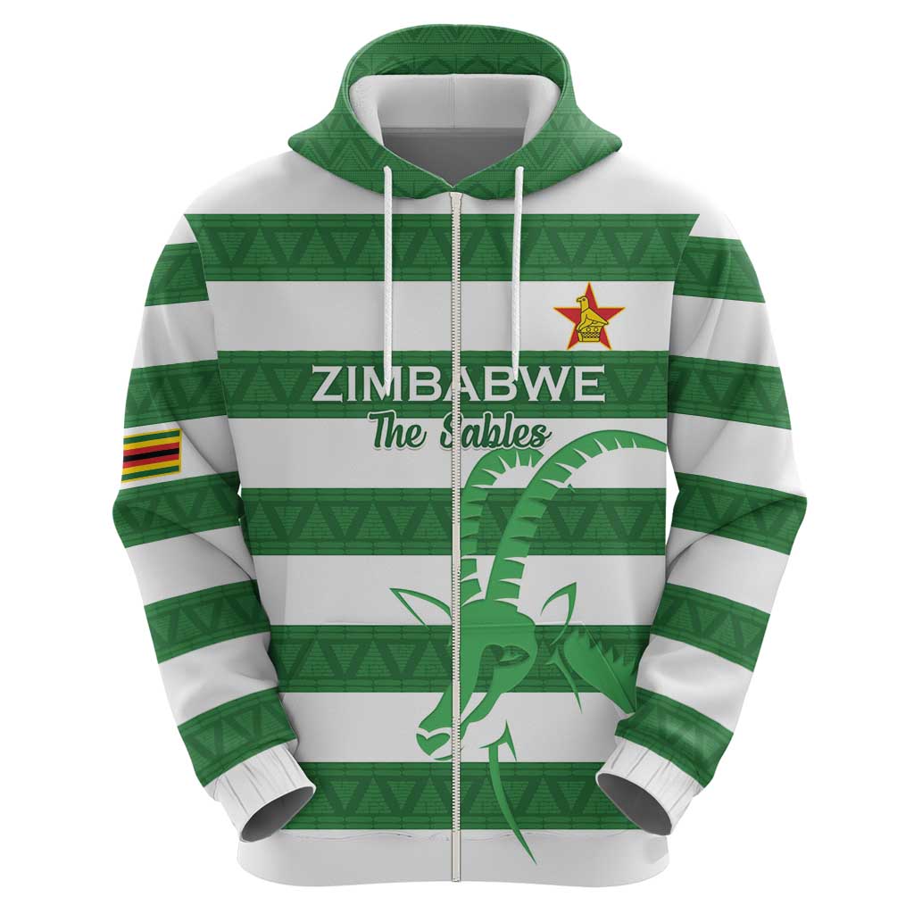 Zimbabwe Rugby Custom Hoodie Go Sables Go LT15