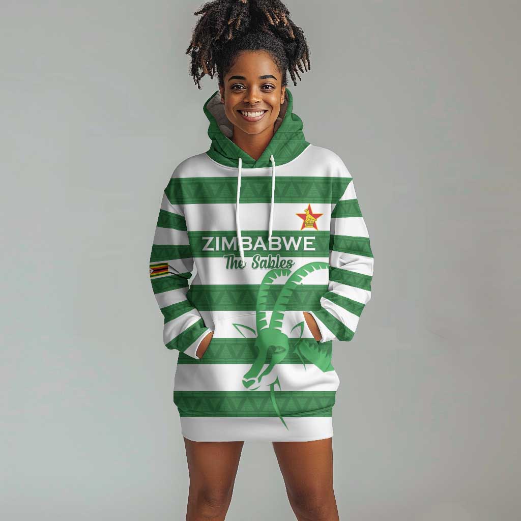 Nyika yeZimbabwe Rugby Custom Hoodie Dress Come On Sables LT15