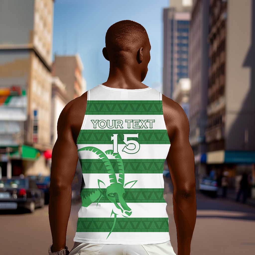 Nyika yeZimbabwe Rugby Custom Men Tank Top Come On Sables LT15