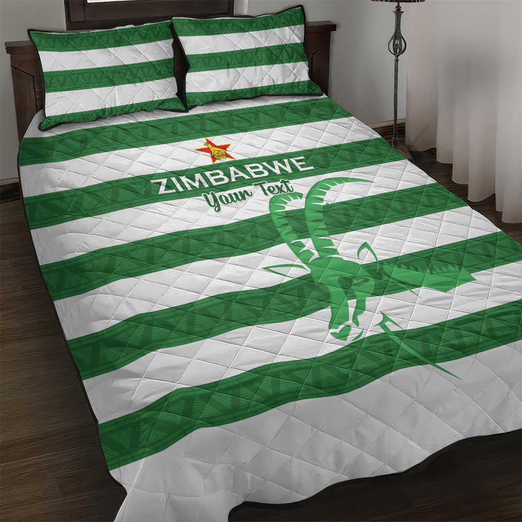 Nyika yeZimbabwe Rugby Custom Quilt Bed Set Come On Sables LT15