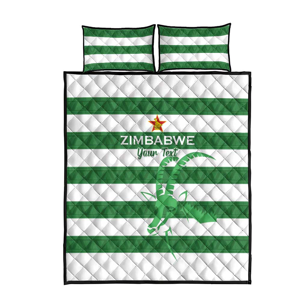 Nyika yeZimbabwe Rugby Custom Quilt Bed Set Come On Sables LT15