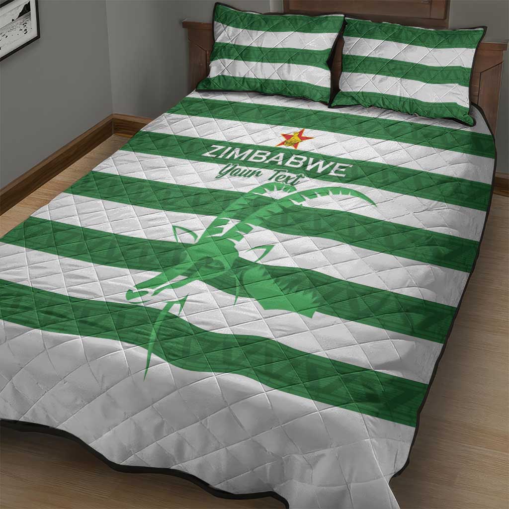 Nyika yeZimbabwe Rugby Custom Quilt Bed Set Come On Sables LT15