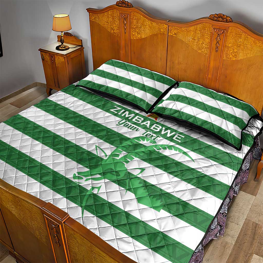 Nyika yeZimbabwe Rugby Custom Quilt Bed Set Come On Sables LT15