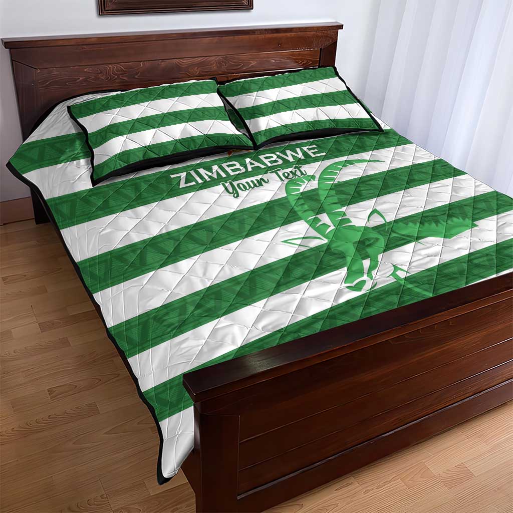Nyika yeZimbabwe Rugby Custom Quilt Bed Set Come On Sables LT15