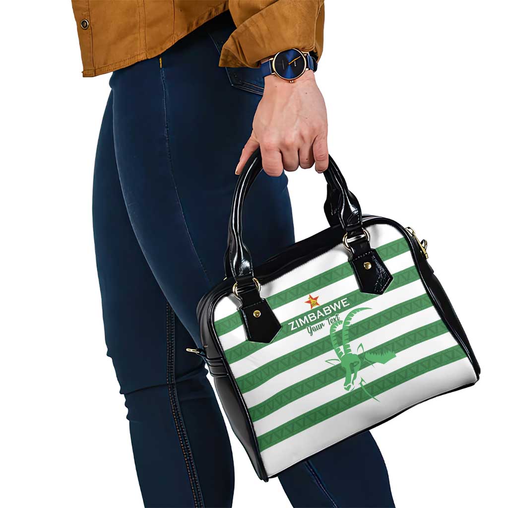 Zimbabwe Rugby Custom Shoulder Handbag Go Sables Go LT15