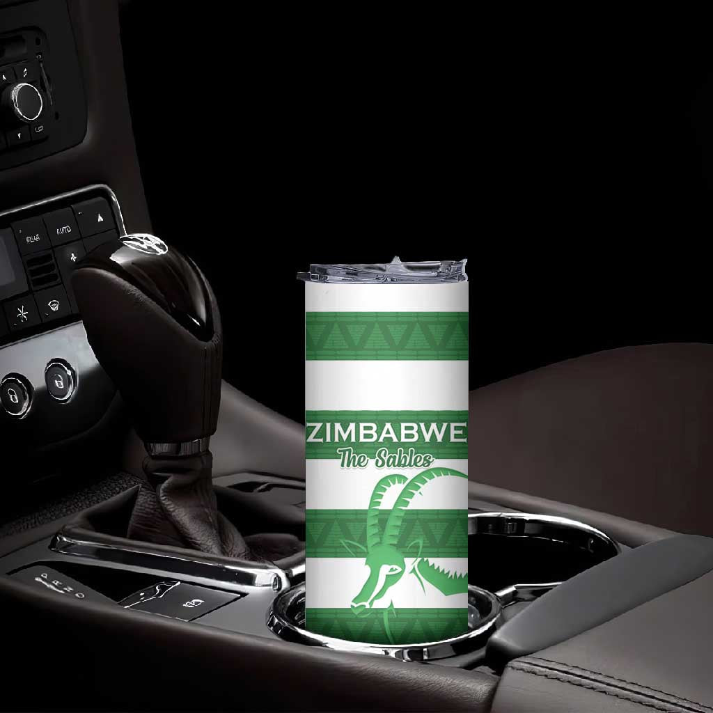 Nyika yeZimbabwe Rugby Custom Skinny Tumbler Come On Sables LT15