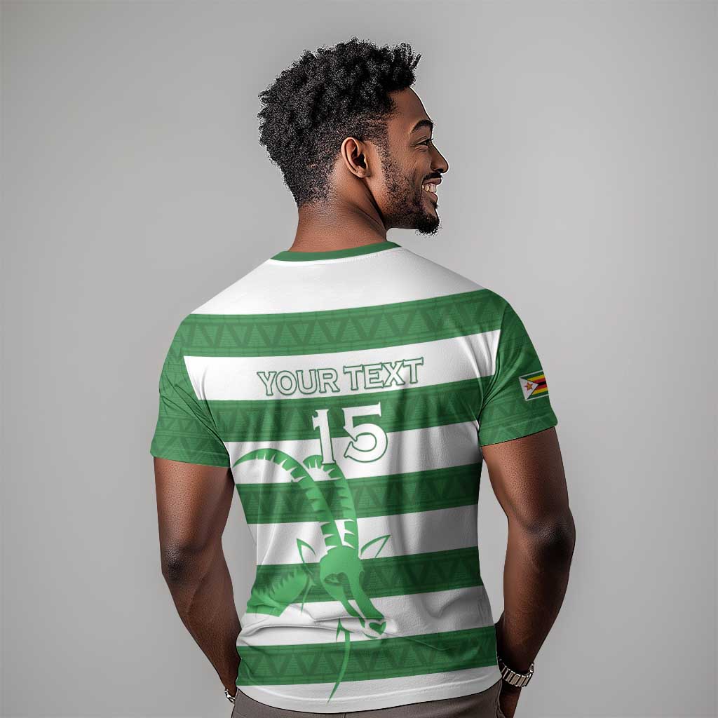 Nyika yeZimbabwe Rugby Custom T shirt Come On Sables LT15