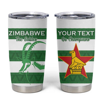 Nyika yeZimbabwe Rugby Custom Tumbler Cup Come On Sables LT15