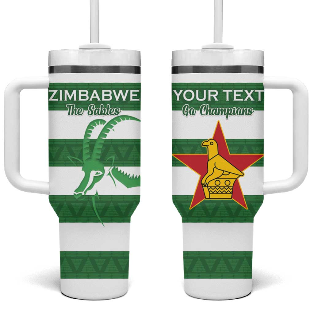 Nyika yeZimbabwe Rugby Custom Tumbler With Handle Come On Sables LT15
