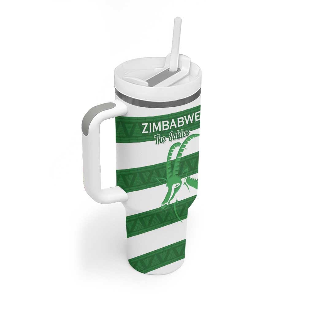 Nyika yeZimbabwe Rugby Custom Tumbler With Handle Come On Sables LT15