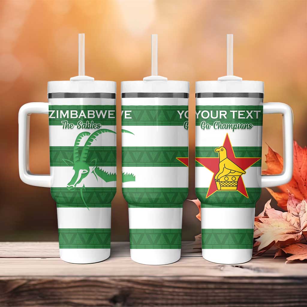 Nyika yeZimbabwe Rugby Custom Tumbler With Handle Come On Sables LT15