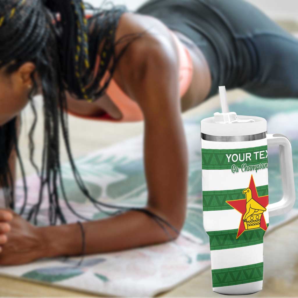 Nyika yeZimbabwe Rugby Custom Tumbler With Handle Come On Sables LT15