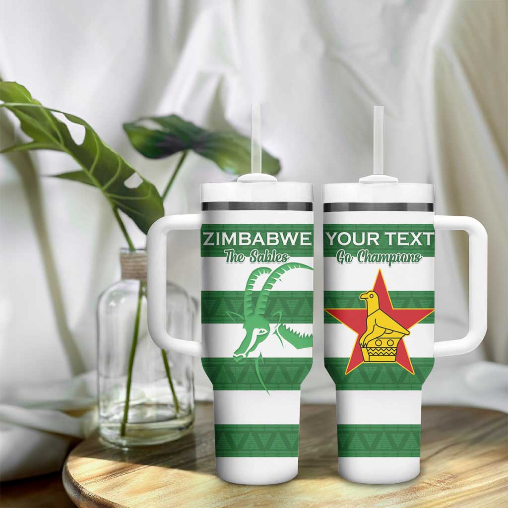 Nyika yeZimbabwe Rugby Custom Tumbler With Handle Come On Sables LT15