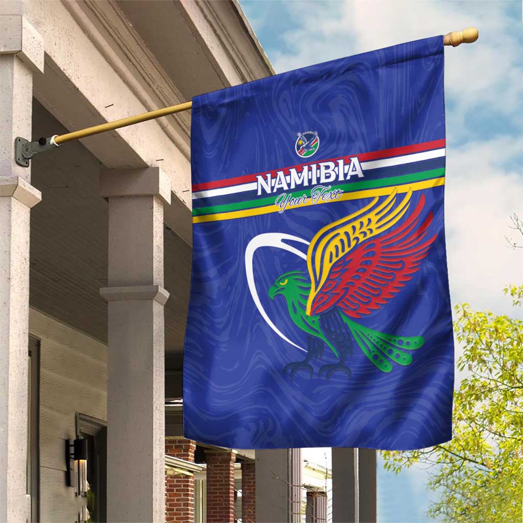 Namibia Rugby Custom Garden Flag African Fish Eagle - Flag Colors LT15