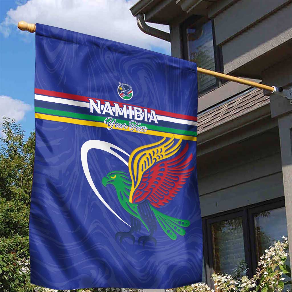 Namibia Rugby Custom Garden Flag African Fish Eagle - Flag Colors LT15