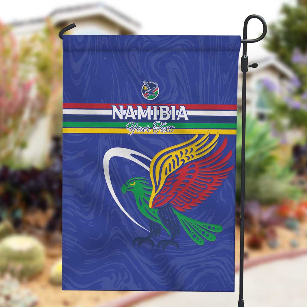 Namibia Rugby Custom Garden Flag African Fish Eagle - Flag Colors LT15