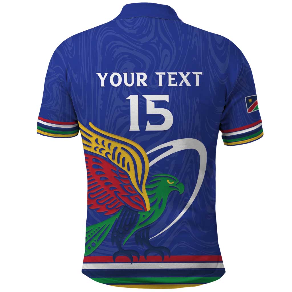 Namibia Rugby Custom Polo Shirt Go Welwitschias LT15
