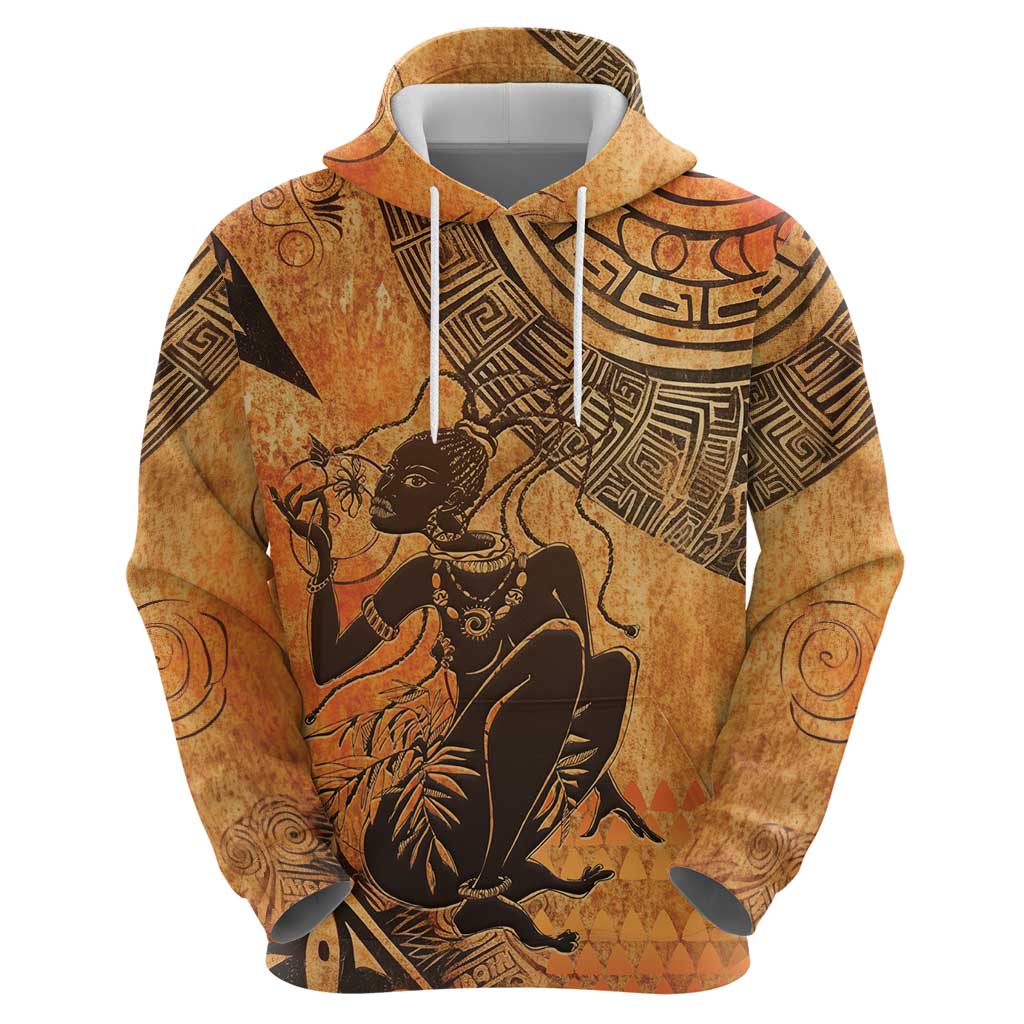 African Women Hoodie She Is Rooted In The Earth and Rising Like The Sun LT15