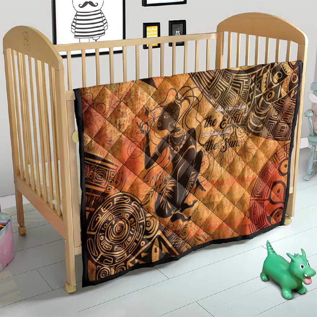 African Women Quilt With Tribal Pattern LT15