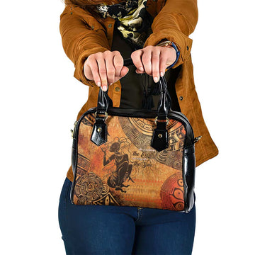 African Women Shoulder Handbag She Is Rooted In The Earth and Rising Like The Sun LT15