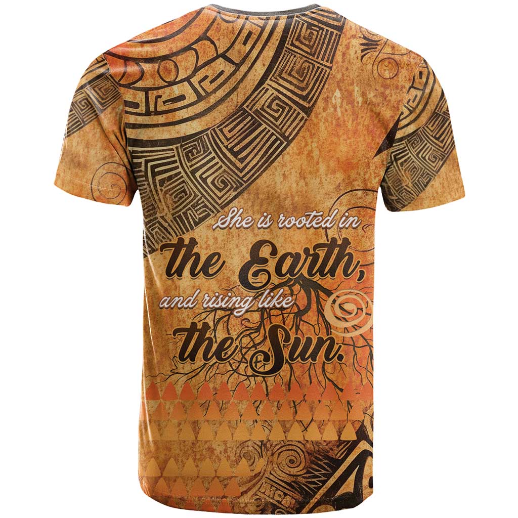 African Women T shirt With Tribal Pattern LT15