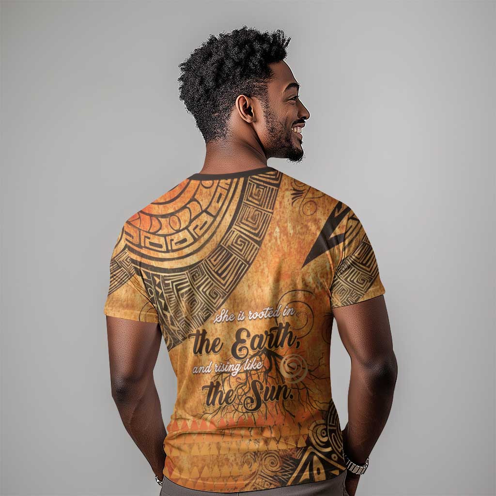African Women T shirt With Tribal Pattern LT15