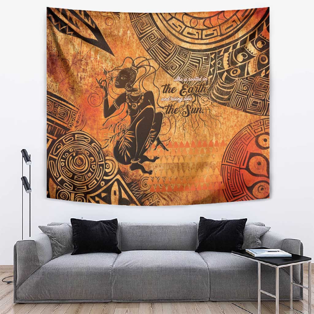 African Women Tapestry With Tribal Pattern LT15