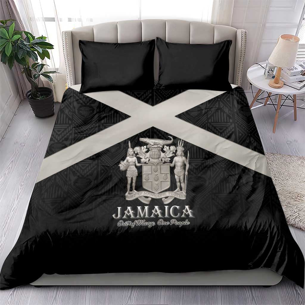 Jamaica Bedding Set Out of Many One People Silver Color LT15