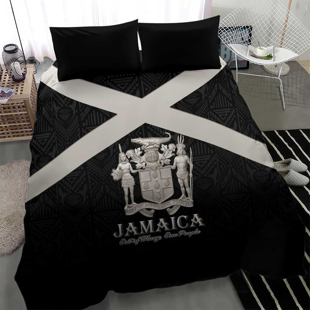 Jamaica Bedding Set Out of Many One People Silver Color LT15