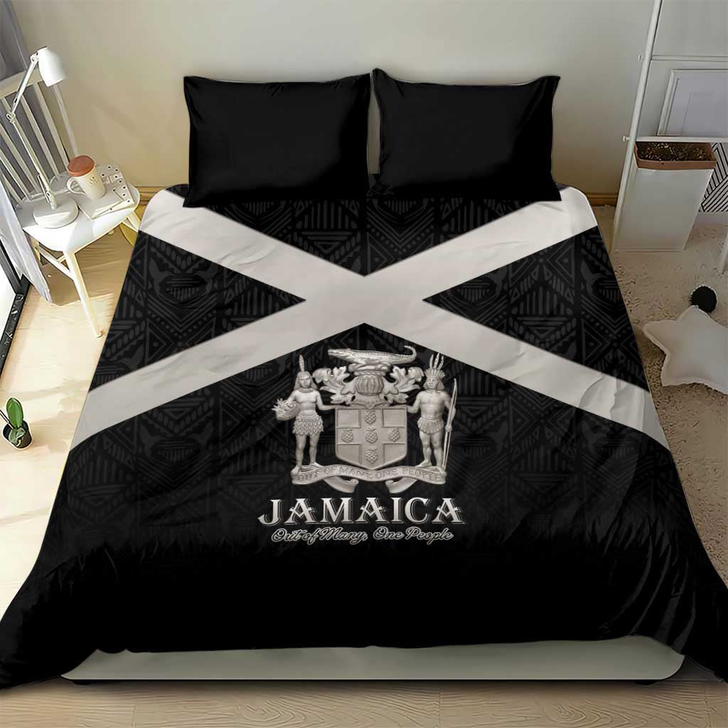 Jamaica Bedding Set Out of Many One People Silver Color LT15