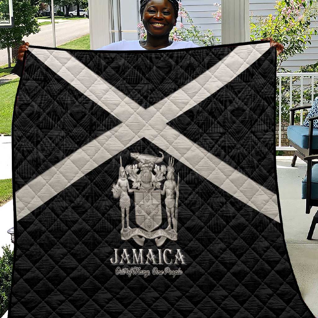 Jamaica Quilt Out of Many One People Silver Color LT15
