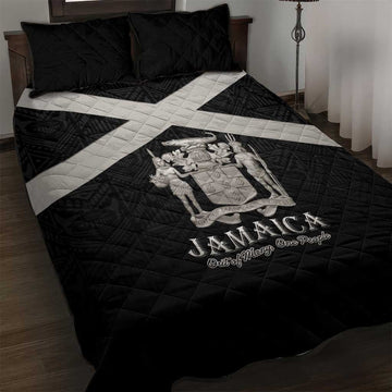 Jamaica Quilt Bed Set Out of Many One People Silver Color LT15