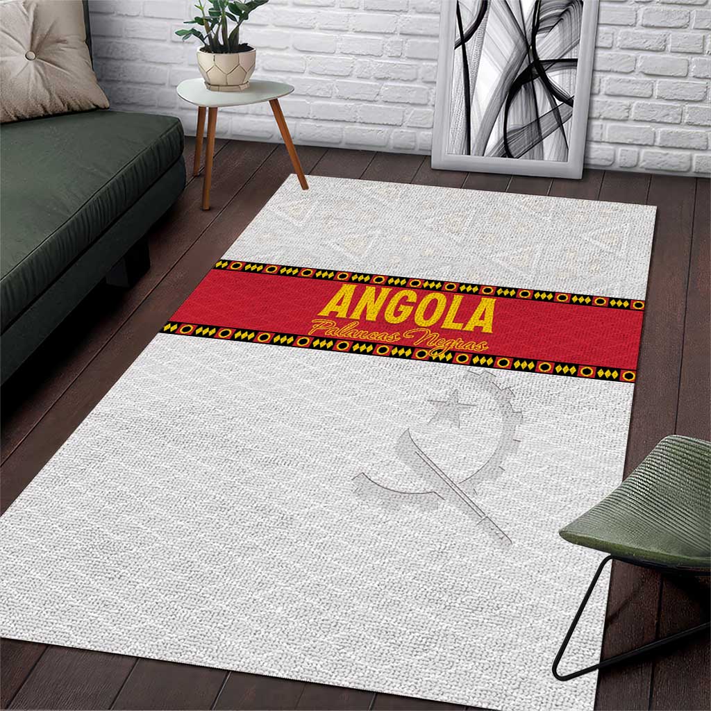 Afro Angola Football Area Rug Go Palancas Negras LT15