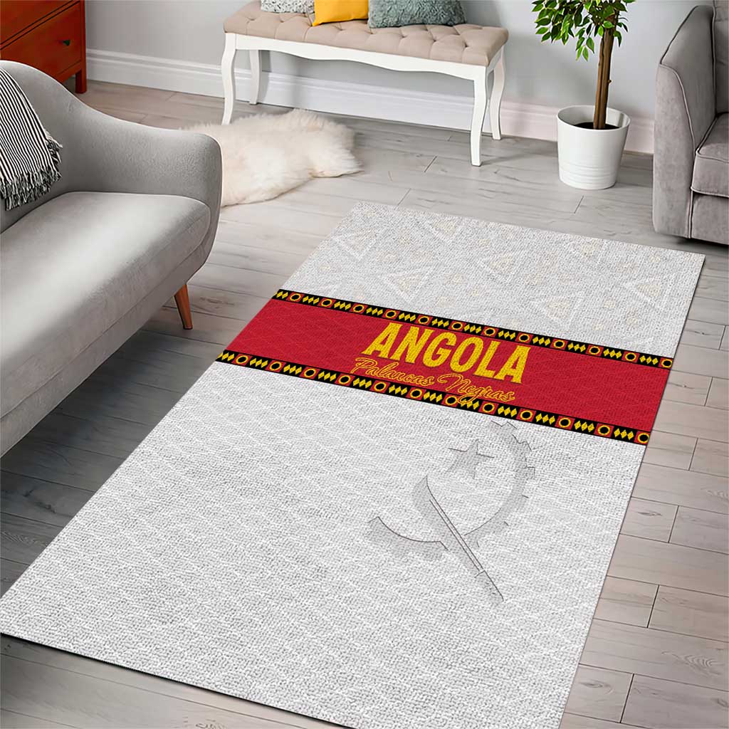Afro Angola Football Area Rug Go Palancas Negras LT15
