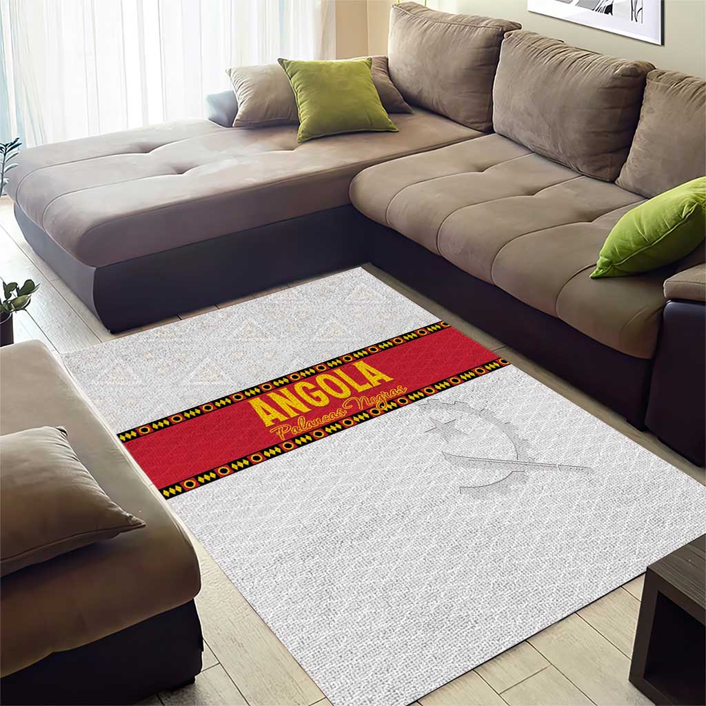 Afro Angola Football Area Rug Go Palancas Negras LT15